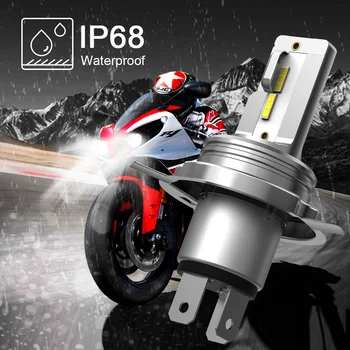 

12 PICS New CSP 1860 Power High Brightness Chips 6000K LED Bulb for Motorcycle/ATV/UTV Headlight Bulb FOR Honda FOR Yamaha FZ10