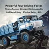 35CM 3KG Loading Rmote Control Truck Transport Vehicles 2.4G 4WD Simulation Millitary Truck  Engineering Car Vehicles Boy Gifts 4