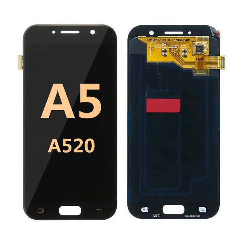 

5.2" LCD Display For Samsung Galaxy A5 LCD A520 High Quality LCDs Display with Touch Screen Digitizer Assembly