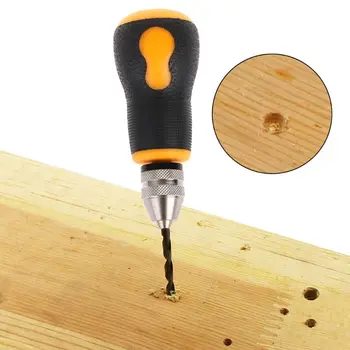 

0.5-3.2mm Mini Manual Hand Drill Chuck Drill Bit Jewelry Woodworking Tool Craft DIY Dropship