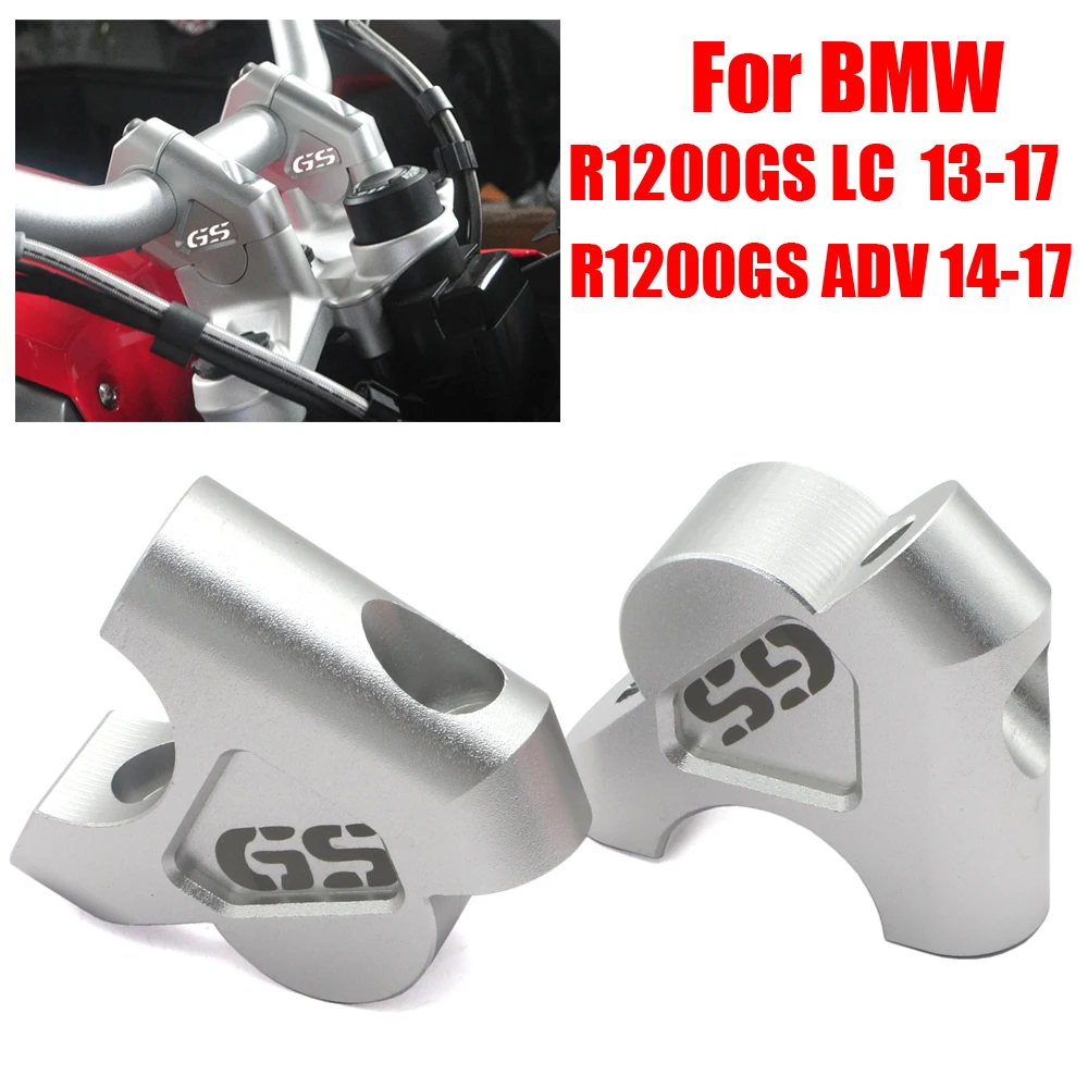 

Motorcycle Handlebar Riser 32MM Drag Handle Bar Clamp Extend Adapter For BMW R1200GS LC 13-18 R1200GS LC Adventure ADV R1250GS