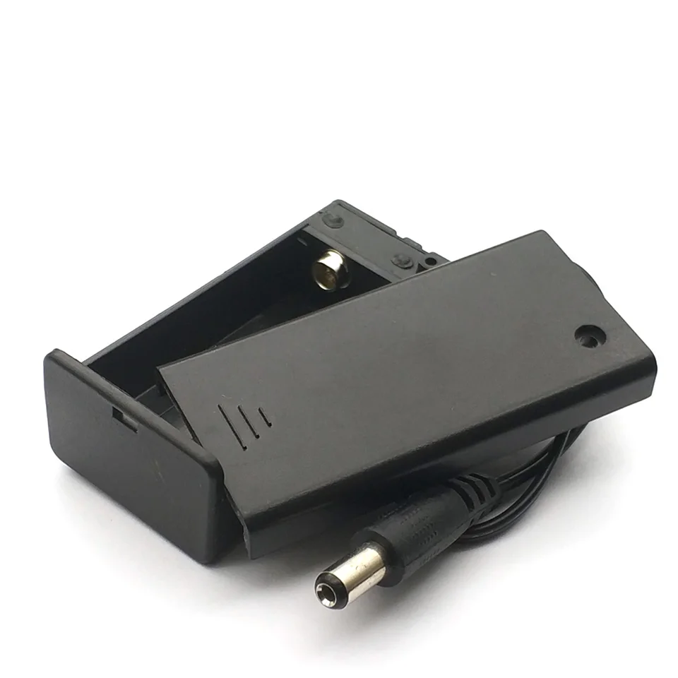 Support Pile 9V Sweeaau Noir - Pour Guitare Active, Basse Ou Boîtier Électronique