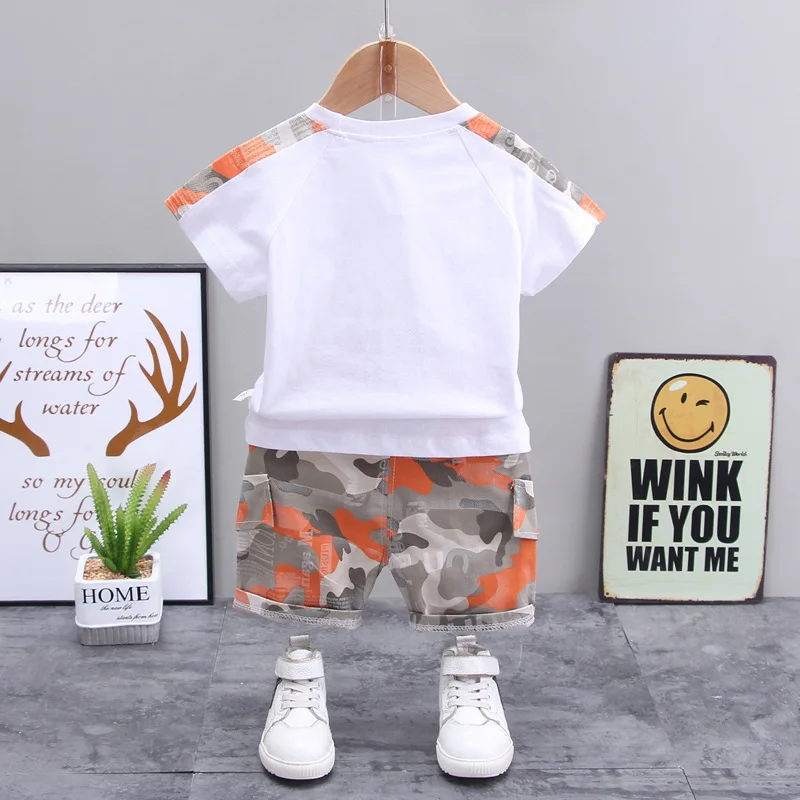 Kids Clothing Set Kids T Shirt Girls Clothing Set Kids Sports Suit Boys Clothing Set Children Sports Suit Boys Tracksuits Suit Boys Tracksuits Children Clothes Fashion Summer Baby Girls Clothing Boys Sports T-Shirt Shorts 2Pcs/Sets Toddler Cotton Costume Kids Tracksuits