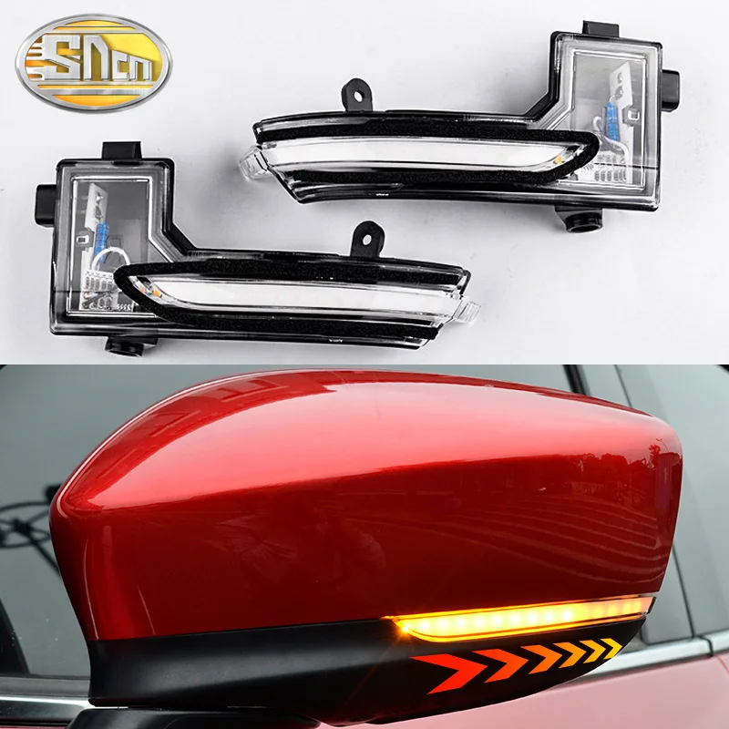 

Dynamic LED Turn Signal Light For Mazda 3 6 2017 2018 2019 Side Wing Rearview Mirror Indicator Sequential Blinker Lamp