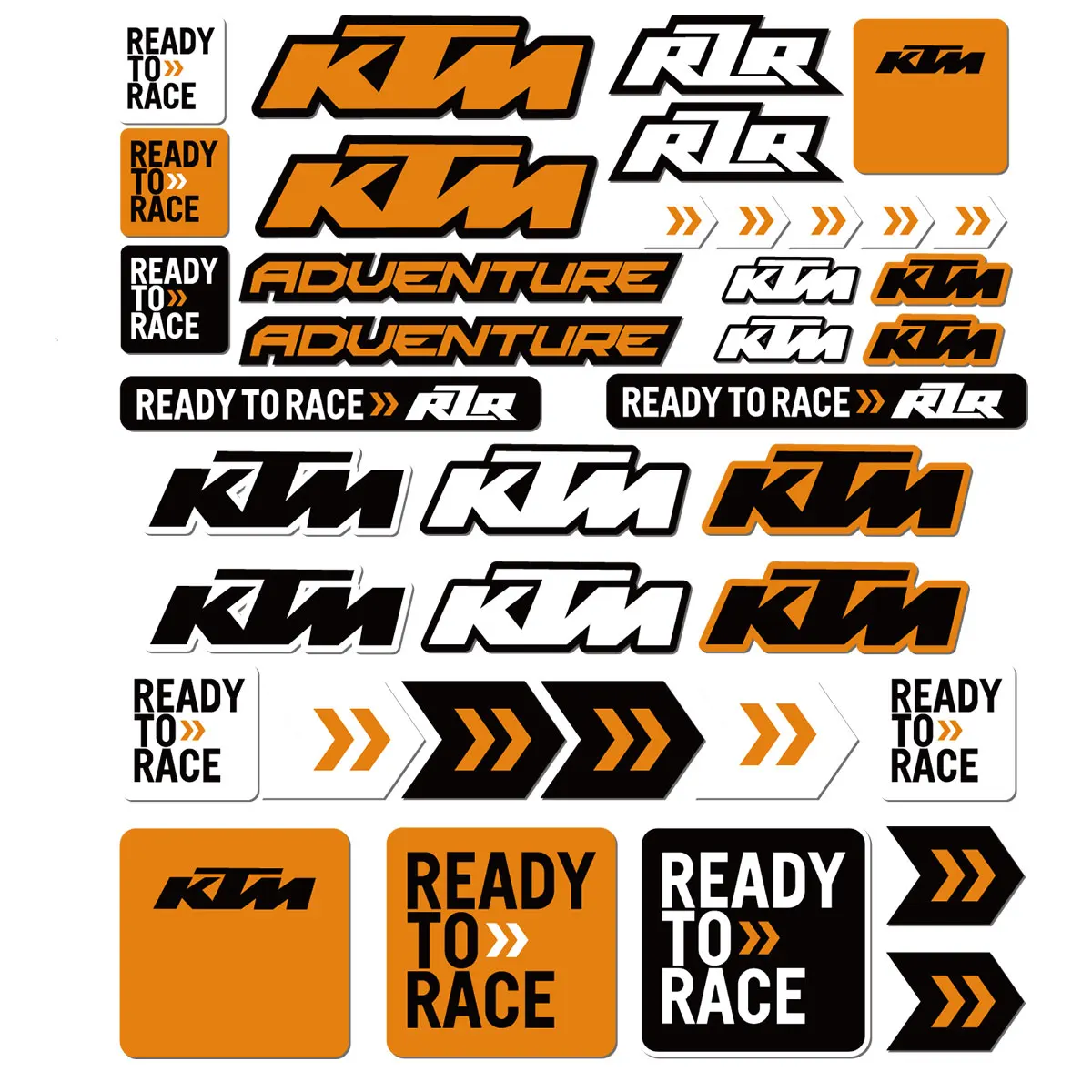 Ktm Stickers Decals Rc390 Adventure Big Emblem Duke Exc Motorcycle Kit Ready To Race