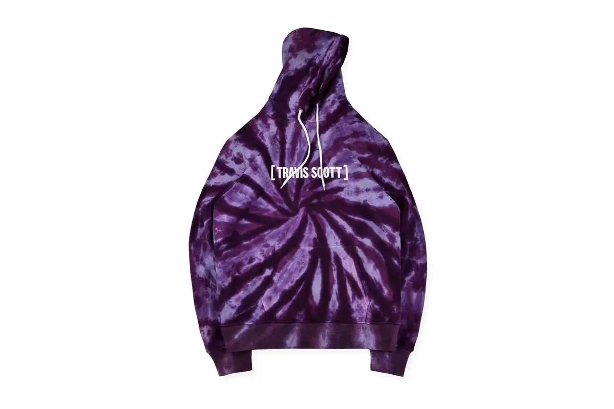 Трэвиса Скотта фиолетовый галстук-краситель HOODIE1: 1 высокое качество уличная хип-хоп Трэвиса Скотта Толстовка для мужчин и женщин Трэвиса Скотта пуловер