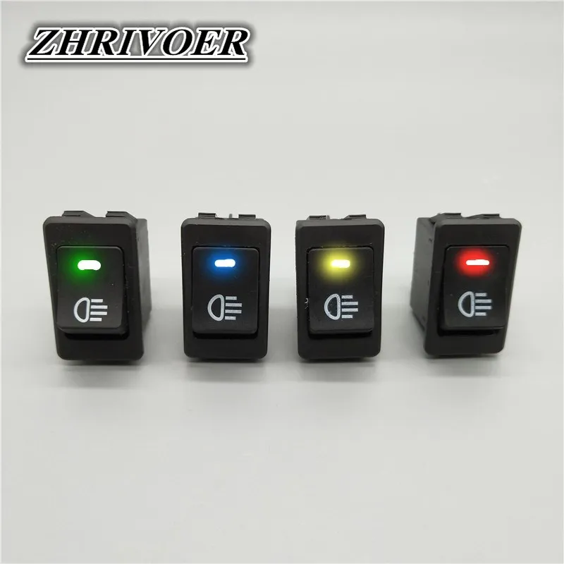 รูปสินค้า สวิตช์ไฟตัดหมอก LED รถยนต์และรถจักรยานยนต์ 12V 35A