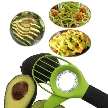 

1pc 3-In-1 Avocado Slicer Fruit Peeler Cutter Pulp Separator For Shea Corer Butter Cutting Easy To Use Kitchen Cooking Gadgets