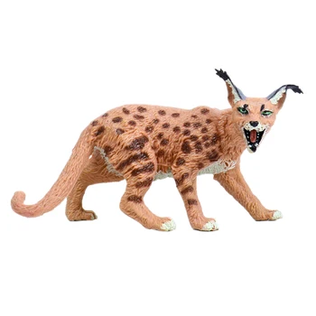 

TLAND Long Tail Lynx Toy Model PVC Toy Home Decoration Child Education Gift