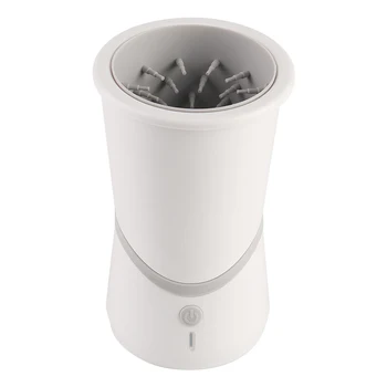 

USB Rechargeable Electric Dog Paw Cleaner Automatic Pet Foot Claw Washer Massager for Dogs Cats 10x10x16cm TB Sale