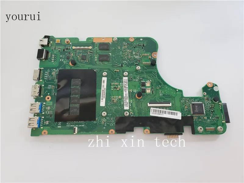  yourui For ASUS X555LP Laptopmotherboard REV 1.1 with i3-4010u CPU 4GB RAM Fully Tested