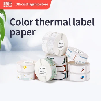 

D11/D61 Printing Label Supermarket Waterproof Anti-Oil Tear-Resistant Price Label Pure Color Scratch-Resistant Label Paper Roll