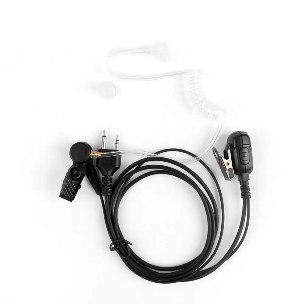 Artudatech Скрытая Акустическая трубка гарнитура PTT Mic наушники для MIDLAND GXT250 GXT400 GXT650 GXT