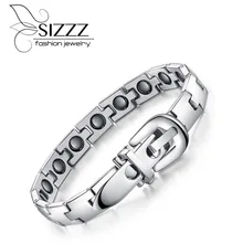 22 см длинные 8 мм Широкие новые ювелирные изделия оптом здоровья магнитный Модный благородный здоровье браслет и браслеты для мужчин