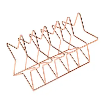 

Bookshelf Star Design Desktop Bookshelf Iron Art Book Rack Creative Bookstand Simple Bookend for Newspaper Book Random Color