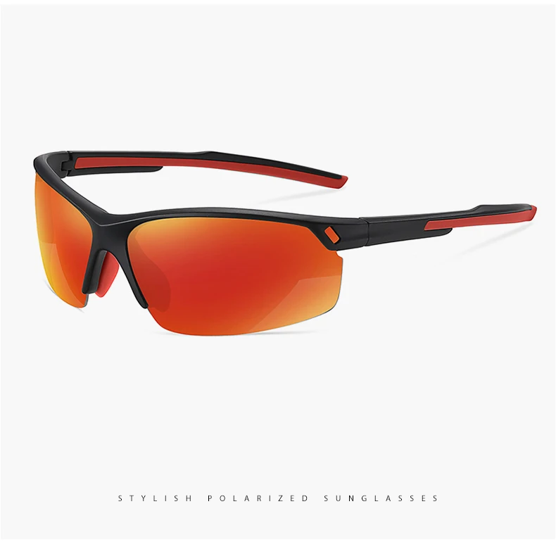 Ultraleichte TR90-Rahmen Outdoor-Sport-Polarisations-Sonnenbrille für Herren, UV400 Blendschutzbrille für Damen, Sicherheits-Fahrbrille, Gafas De Sol – Detail 25