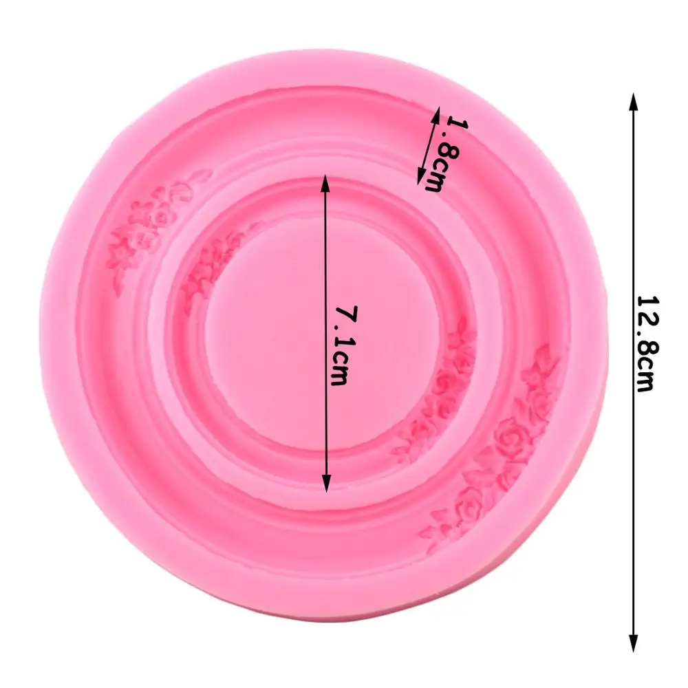 Рамка силиконовые формы DIY Свадебные инструменты для украшения тортов из мастики форма для выпечки тортов конфеты Fimo глина шоколадные формы для мастики
