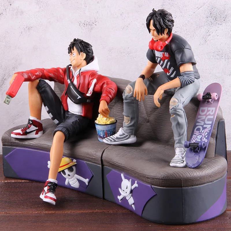 Цельная Обезьяна D Luffy Portgas D Ace Sabo в модной одежде, фигурка из аниме, цельная фигурка из ПВХ, Коллекционная модель игрушки