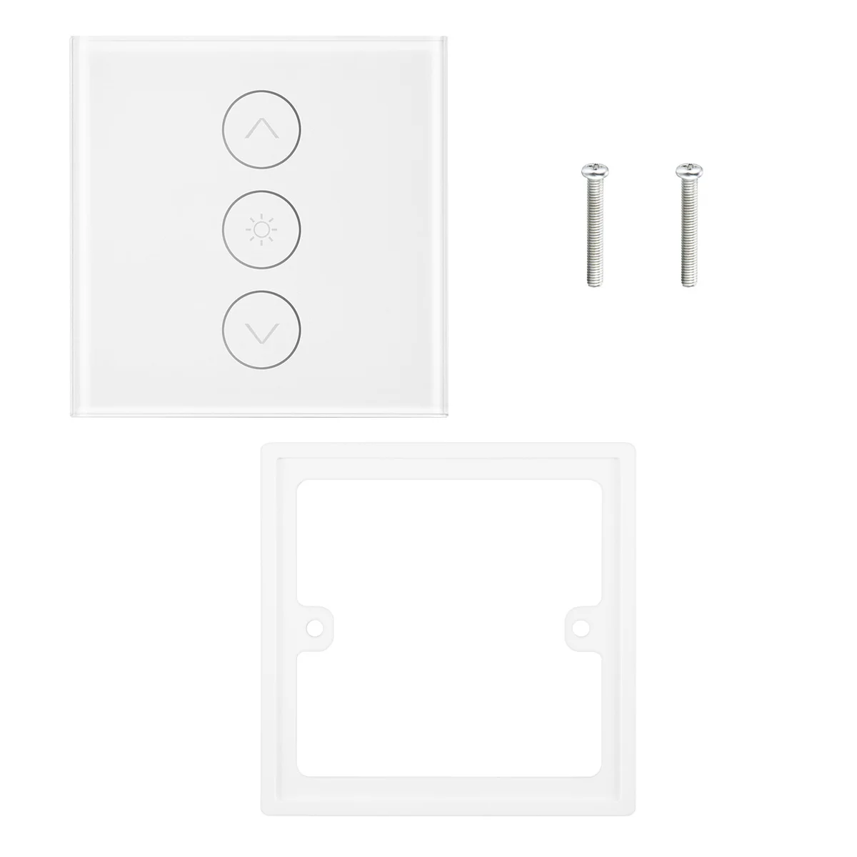 Dimmable wifi сенсорный датчик диммер СВЕТОДИОДНЫЙ индикатор переключателя стекло настенный 220 В сенсорный выключатель Встраиваемый модуль панели управления стандарт ЕС