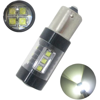 

1PCS x P21W 80w 16SMD XBD Chips Car Led 1156 382 Ba15s Canbus Reverse Linghts High Power Revresing Lamps W 12V 24V DC 1156 6000K