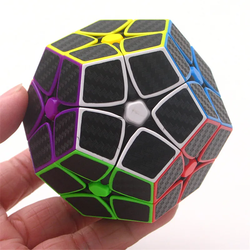 Zcube Megaminx, углеродное волокно, 2x2x2, безопасный АБС-пластик, развивающий Интеллектуальный магический куб, скоростной головоломка, куб, 2x2, детские игрушки, подарок