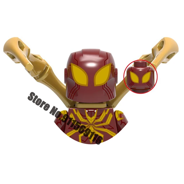 Superhero Spiderman Suit Building Blocks Bricks Mysterio Peter Parker Miles Morales Action Figures Kids Toys Christmas Gifts I-X1329