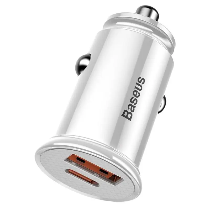 Автомобильное зарядное устройство Baseus Quick Charge 3,0 USB+ Автомобильное зарядное устройство type-C для iPhone samsung Xiaomi Mi QC3.0 QC Быстрая зарядка для мобильного автомобиля