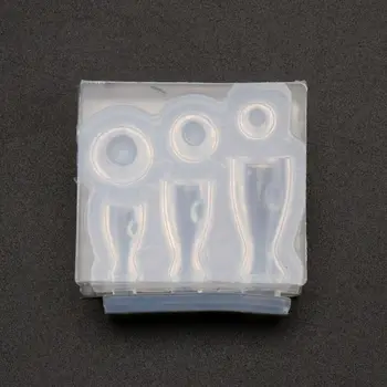

DIY Mini Size Goblet Glass Cup Plate Bowl Resin Mold Candy Toy Art Craft Tools R9JE