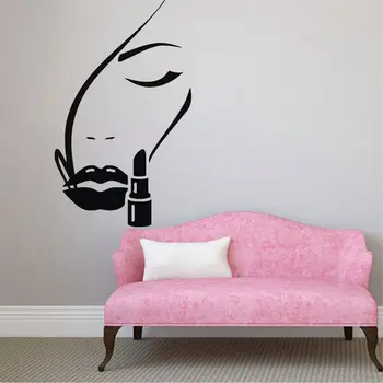 

Nail Art Salon Sticker Make Up Spa Decal Beauty Posters Vinyl Wall Decals Decor Mural Nail Beauty Salon Wall Decal