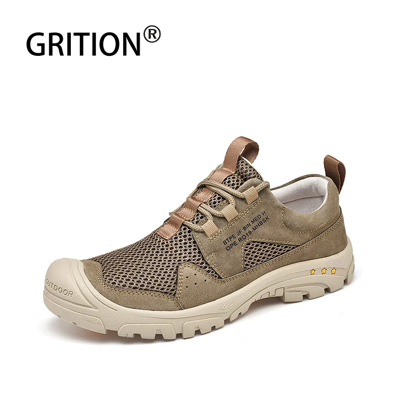 GRITION/мужские походные ботинки; уличная зимняя обувь для альпинизма; Новое поступление; Профессиональные тактические ботинки; модные мужские кроссовки