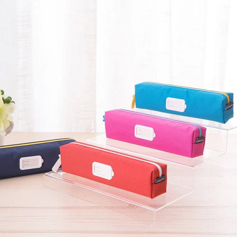 

Deli 66757 Simple in Students Stationery Bag Students Hipster Simple Canvas Bag bi bao Men And Women Storage Bag