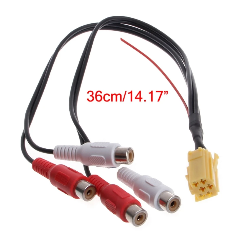 Мини ISO адаптер Aux 4 Chinch Kabel RCA U1JF | Автомобили и мотоциклы