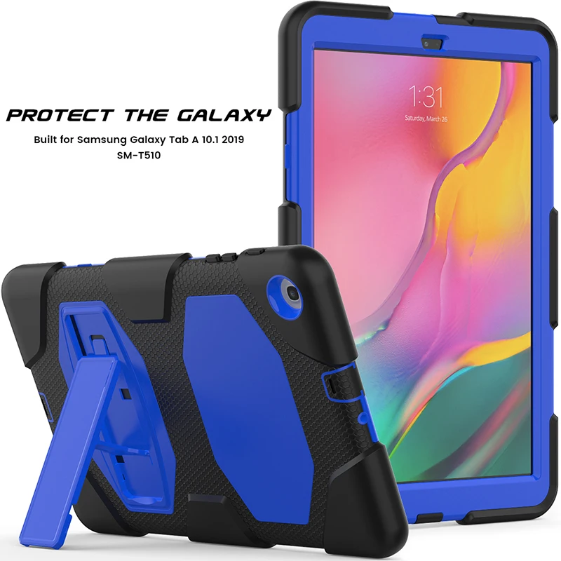 Сверхмощный противоударный силиконовый чехол для Samsung Galaxy Tab A 10,1 T510 T515 SM-T510 SM-T515 чехол для планшета+ стилус