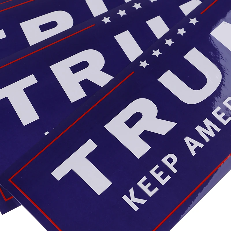 10 шт. Дональд Трамп для президента 2020 бампер кузова автомобиля стикер держать