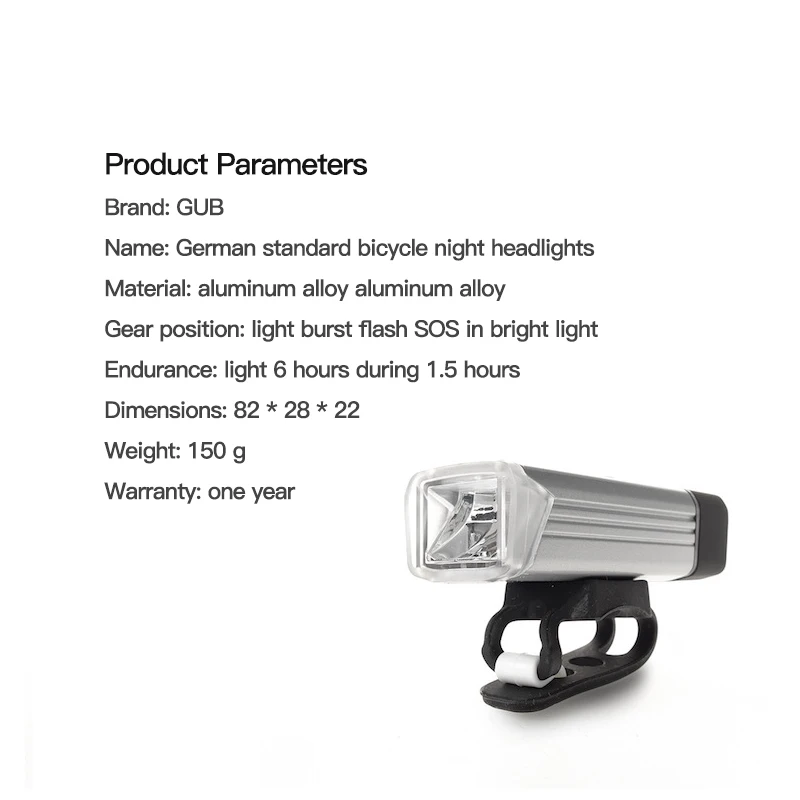 2pcs Bike Lights Rechargeable 300 Lumens Bicycle LED Lights Front Headlight + Rear Taillight Bicycle Flashlight Warning Lights