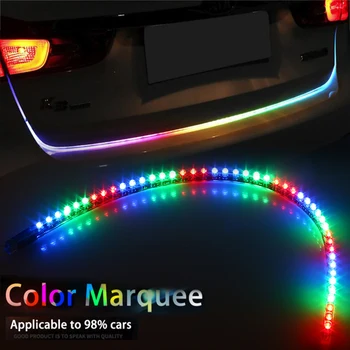 

Vehemo 45CM Auto Parts Chassis Lamp Tape Trucks Strip Light Attractive LED Strip Light Waterproof Flashing Decoration
