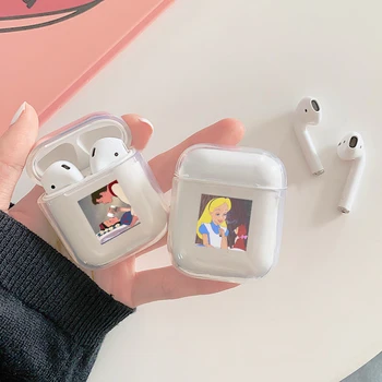 

Soft Earphone Case For AirPods Case Snow White Fun Fashion Printed Earphone Case Spoof Personality For Airpods 1/2 Case Air Pods