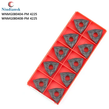 

high quality WNMG080404-PM 4225 Carbide insert External Turning Tool WNMG 080408-PM 4225 CNC metal lathe Turning inserts