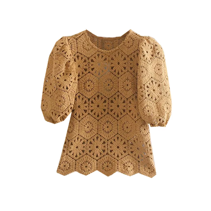 

Fall 2019 Womens lace Top Tees floral embroidered lace T shirt bohemian boho Women Tops and Blouses fashion chic knit Top Tees