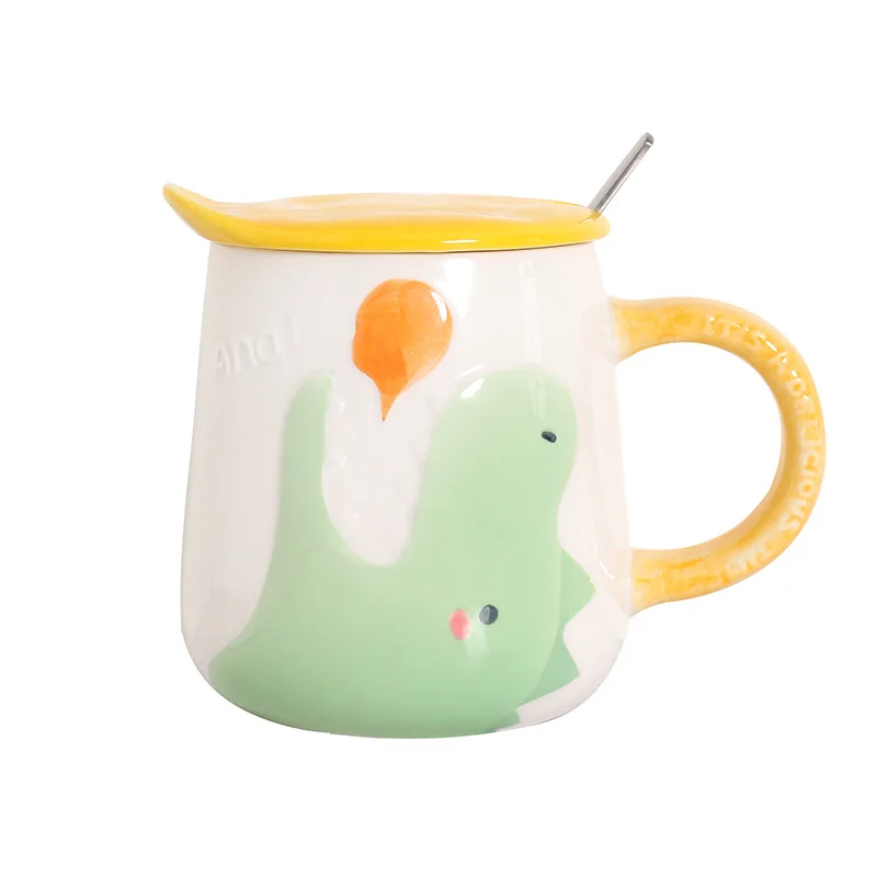 Waliicorners Cartoon embossed animal coffee mug Waliicorners belly juice milk mugs unique Breakfast cup Drinkware Novelty Nice Gifts 17 13017062987_25225466