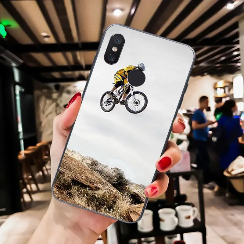 MaiYaCa Amazing mountain bike Bicycle MTB design Phone Case for Xiaomi Redmi8 4X 6A 9 8T Redmi 5 5Plus Note5 7 Note8pro 9 9pro xiaomi leather case chain