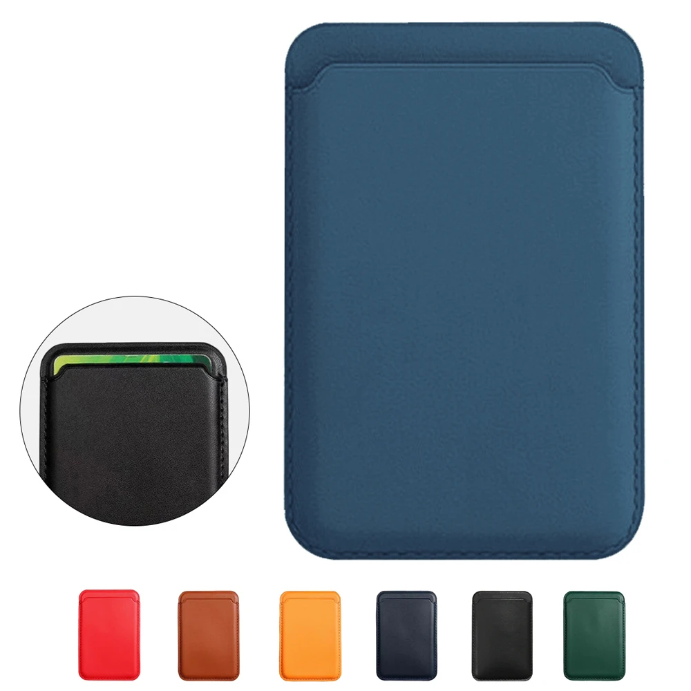 Wallet Case-Cover Sleeve Credit-Cards-Holder Adhesive Mobile-Phone Anti-Theft Protect