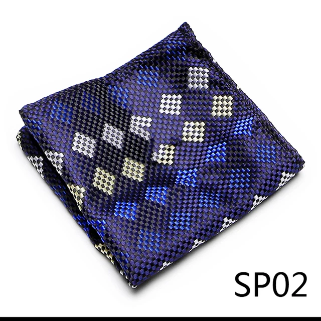 Newest style  Brand Factory Sale Top grade  Pocket Square Paisley Dropshipping Clothing accessories Memorial Day Fit Workplace SP02