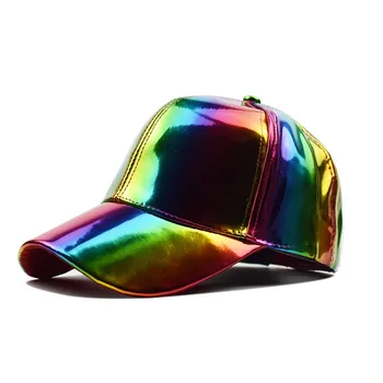 

Fashion Solid Color Men Women Waterproof Pu Baseball Cap Snapback Hat Hip Hop Cap Adjustable Casual Casquette Sunshade Cap