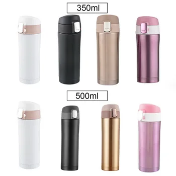 

Hot 350/500ML Thermos Mug Vacuum Cup Stainless Steel Car Bottle Insulation Tumbler Water Bottle Tea Mug Thermocup 2019