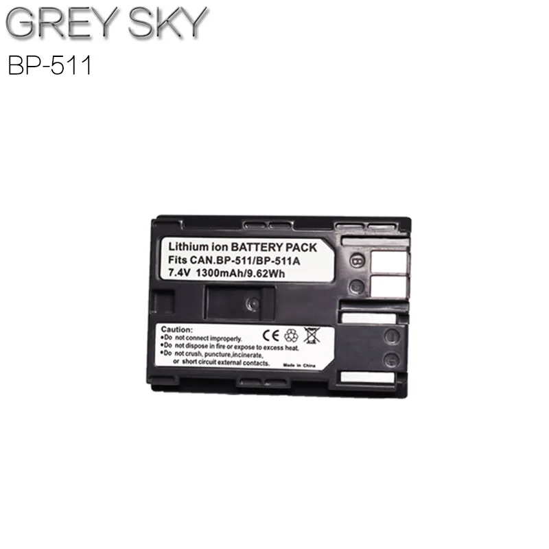 Powertrust 4 шт. BP-511A BP-511 Камера Li-Ion Батарея+ светодиодный USB двойной Зарядное устройство для цифровой однообъективной зеркальной камеры Canon EOS 5D 50D 40D 20D 30D 10D 1D D60 300D D30