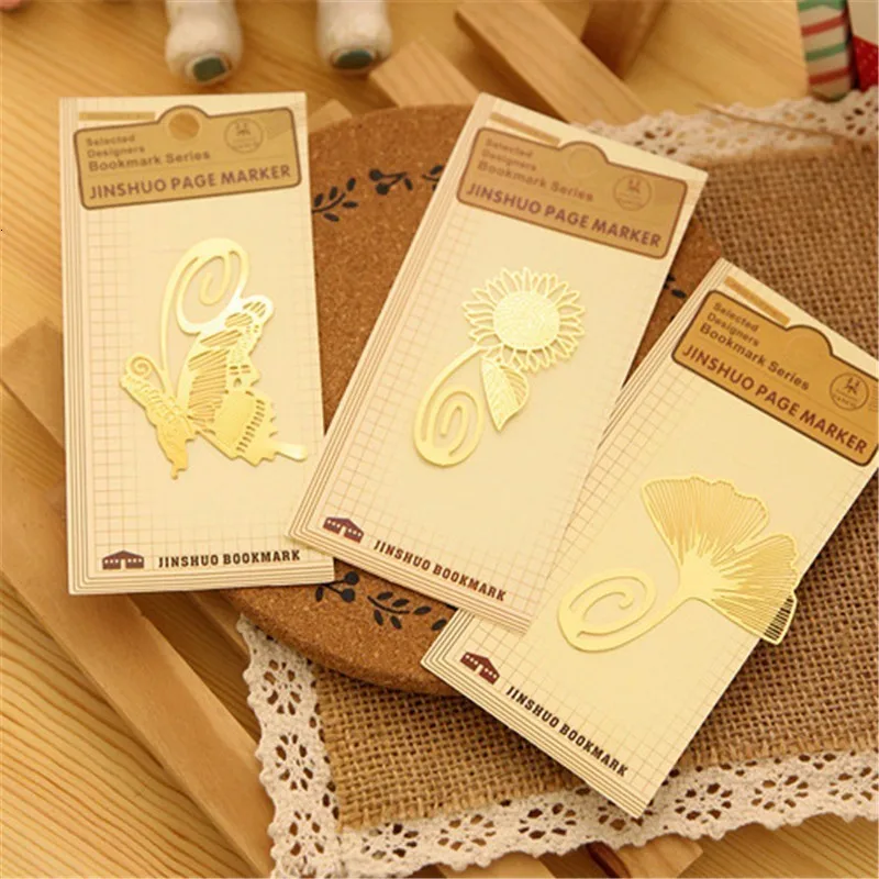 2PCS/lot Creative Metal Bookmark Cute Cartoon Book Paper Clip Kawaii Bookmarks Office Decoration Stationary Supplies 01463