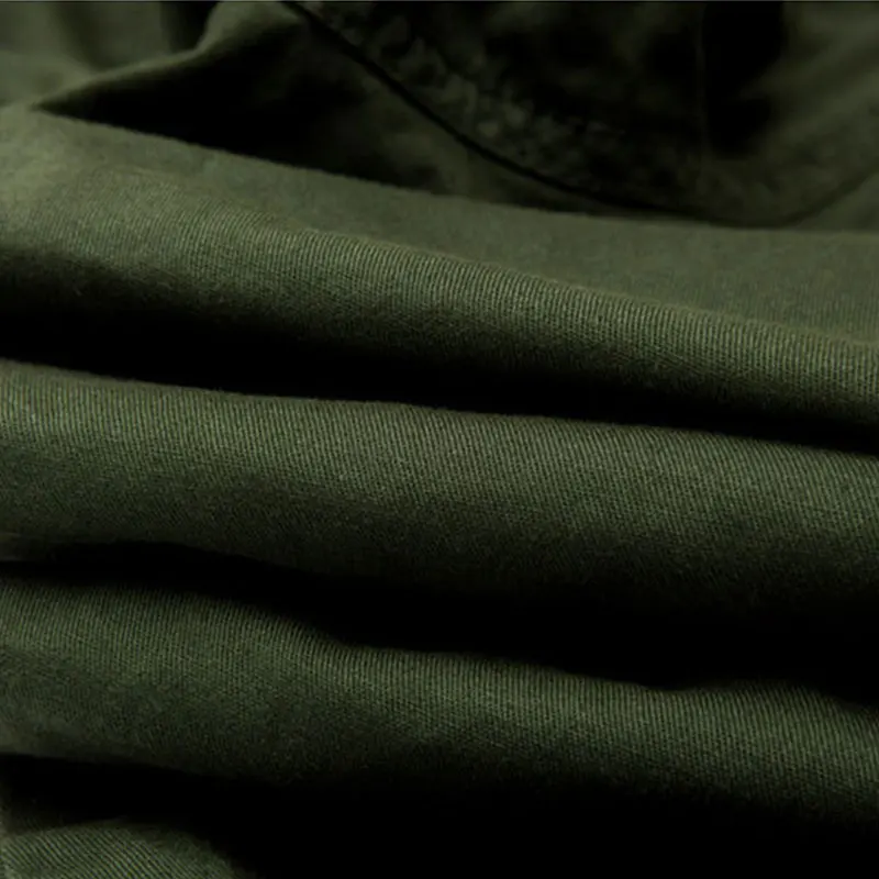 Buy 2019 Fashion New Men's Youth Loose Large Size Multi-pocket Solid Color Five-point Pants Overalls excluding belt