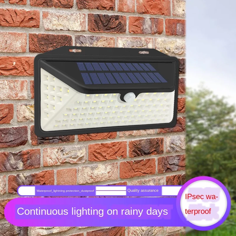 

102 LED Solar Light Outdoor Solar Lamp Powered Sunlight Waterproof IP65 Motion Sensor Street Light Wall Light Garden Spotlight
