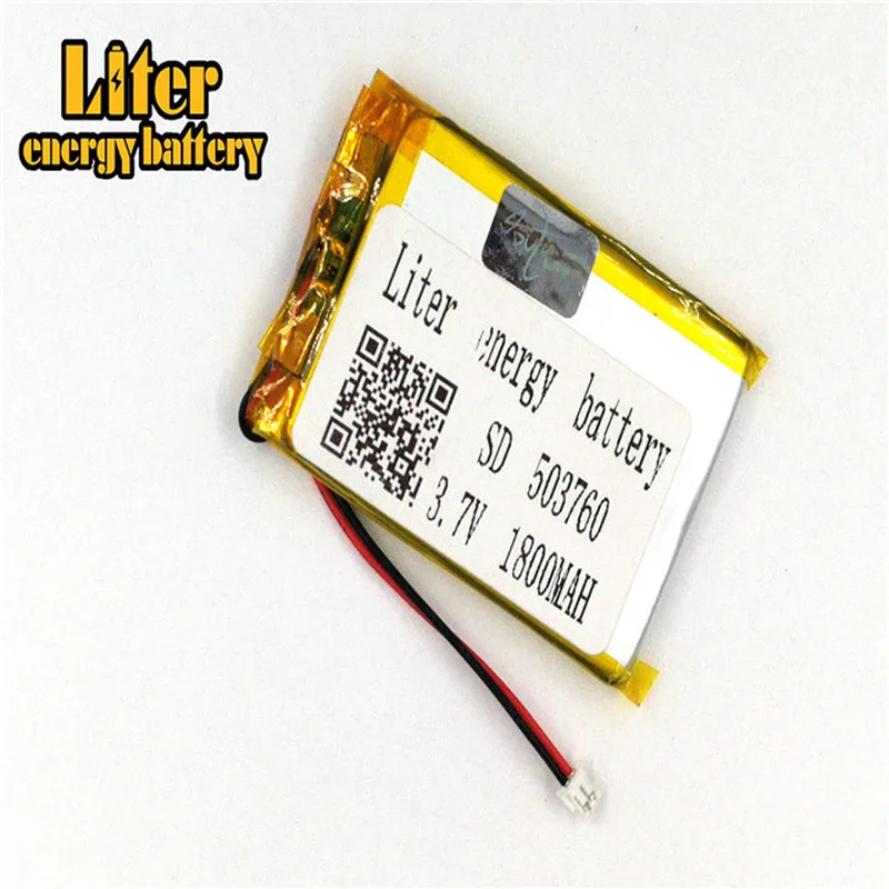 Разъем 1 5-2P 3 7 V 503760 504060 mah перезаряжаемая литий-полимерная аккумуляторная батарея